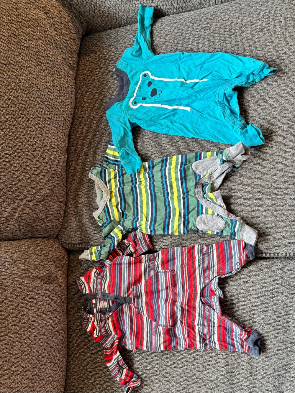 Baby boys Tea Collection bundle - 3 rompers EUC